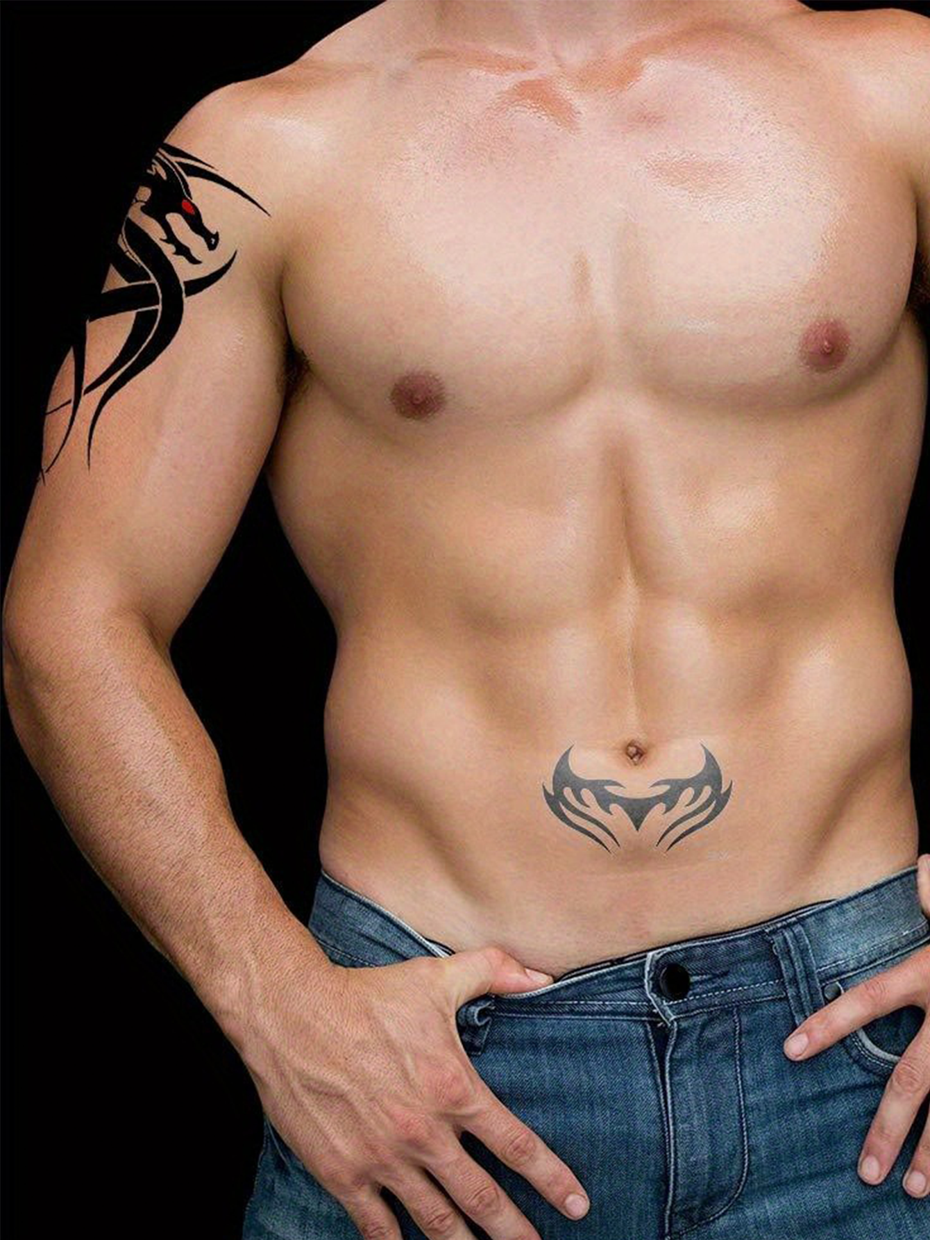 Tribal Totem Temporary Tattoos